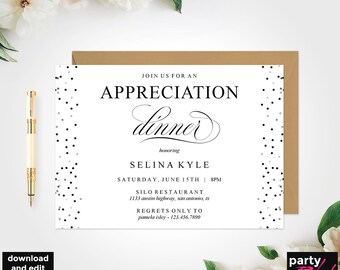 appreciation invite etsy
