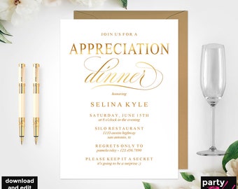 dinner invitation etsy