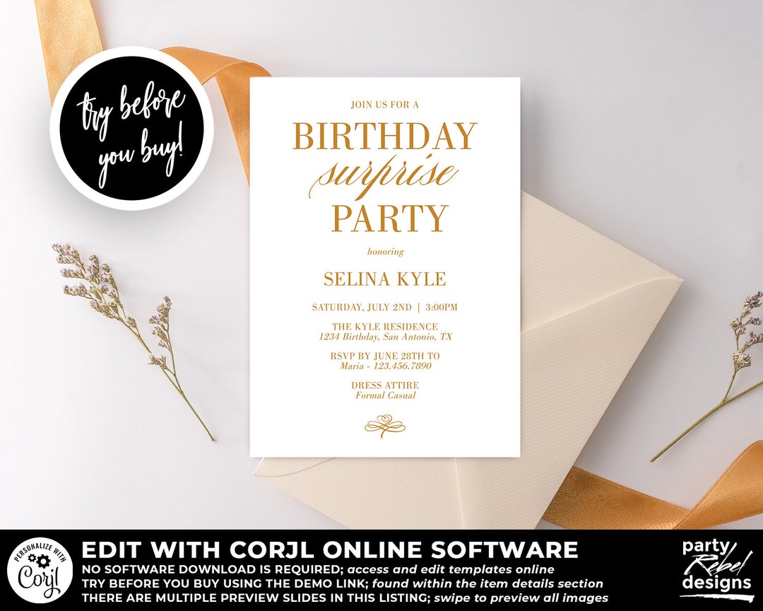 invitation with dress code for birthday party Princess Dress Birthday Party Invitation – Gilm Press main image 0
