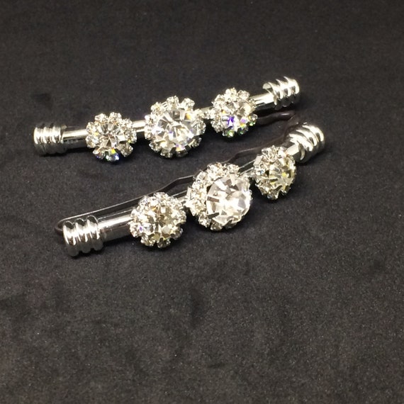 Crystal Hair Pins Wedding Crystal Hair Slides Bridal Hair Etsy