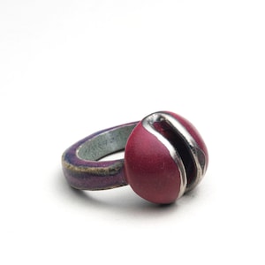 Porcelain Ring. Porcelain Jewelry. Ceramic Ring. Ceramic Jewelry. Ring. Jewelry. Silver. Luster