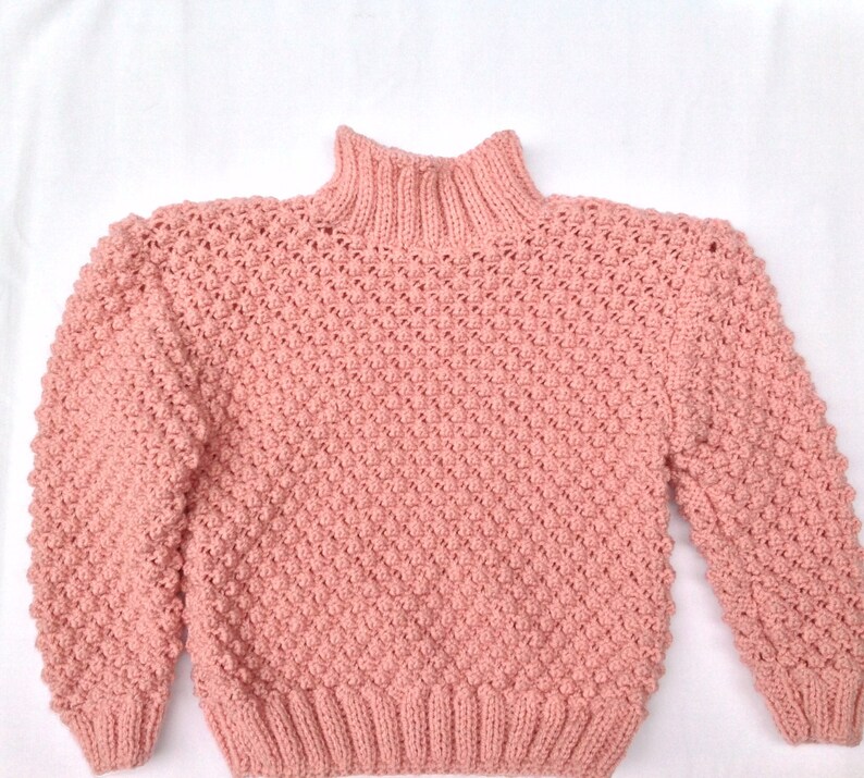 Baby Sweater Toddler Sweater Pink Cardigan Knitted Etsy