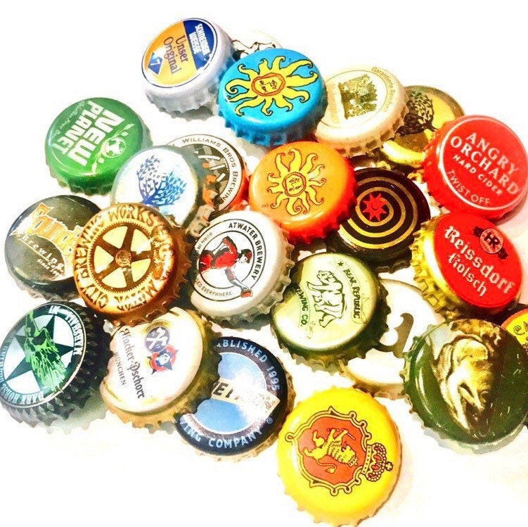 40 No Dent Bulk Beer Bottle Caps Recycled Craft Beer NA Etsy