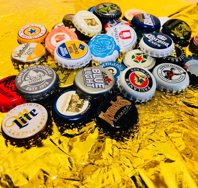 40 No Dent Bulk Beer Bottle Caps Recycled Craft Beer NA Etsy
