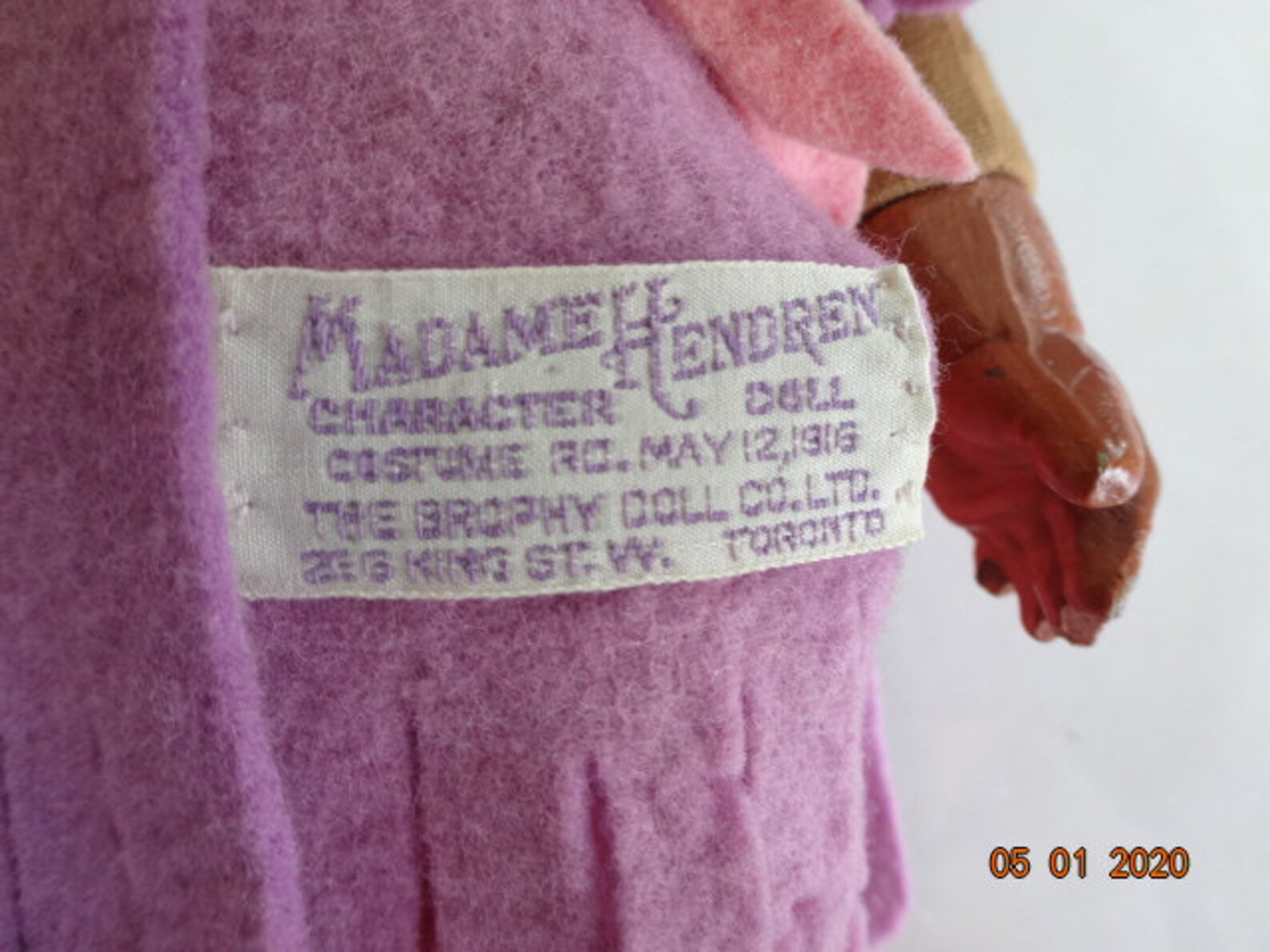 madame hendren talking doll