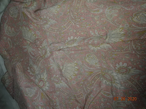 Liz Claiborne Collection pink/lilac paisley vinta… - image 8