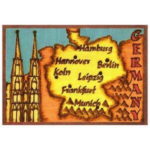 GERMANY Leather Photo Album, Personalized Photo Album, Our Adventure Book, 3rd Leather Anniversary Gift, Color