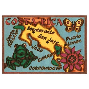 COSTA RICA Leather Photo Album, Album photo personnalisé, Notre livre d’aventure, 3e cadeau d’anniversaire en cuir, couleur