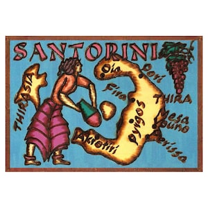 SANTORINI Leather Photo Album, Personalized Photo Album, Our Adventure Book, 3rd Leather Anniversary Gift, Color