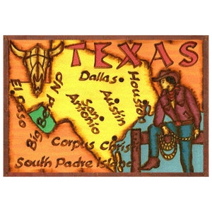 TEXAS Leather Photo Album, Personalized Photo Album, Our Adventure Book, 3rd Leather Anniversary Gift, Color