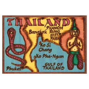 THAILAND Leather Photo Album, Personalized Photo Album, Our Adventure Book, 3rd Leather Anniversary Gift, Color