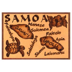 SAMOA Leather Photo Album, Personalized Photo Album, Our Adventure Book, 3rd Leather Anniversary Gift, Natural