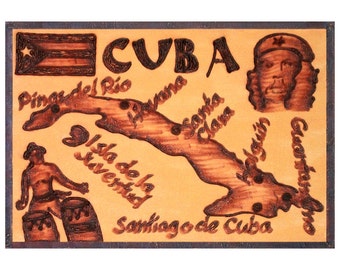 CUBA Leder Fotoalbum, personalisierte Fotoalbum, unser Abenteuer-Buch, 3. Leder-Jubiläumsgeschenk, natürliche