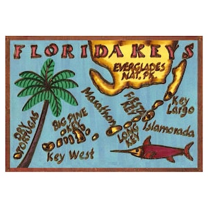 FLORIDA KEYS Album fotografico in pelle, Album fotografico personalizzato, Nostro libro avventura, 3o regalo anniversario pelle, colore