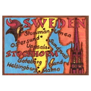SWEDEN Dziennik skórzany z wkładem, spersonalizowany skórzany notes, okładka notesu podróżnego, prezent na 3. rocznicę ze skóry