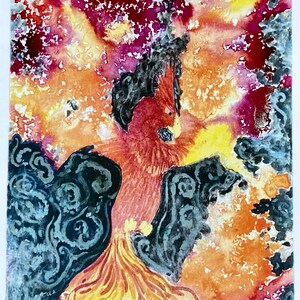 5.5”x8.5” Art Print “Phoenix Rising” Gallery Wall Art