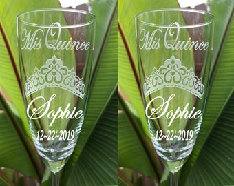Quinceanera Glasses Etsy