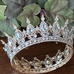 Gold Crown Renaissance Crowns Birthday Crowns Wedding Crown Small Gold Costume Party Crowns Queen Crown Prom Queen Crowns Prom Crowns