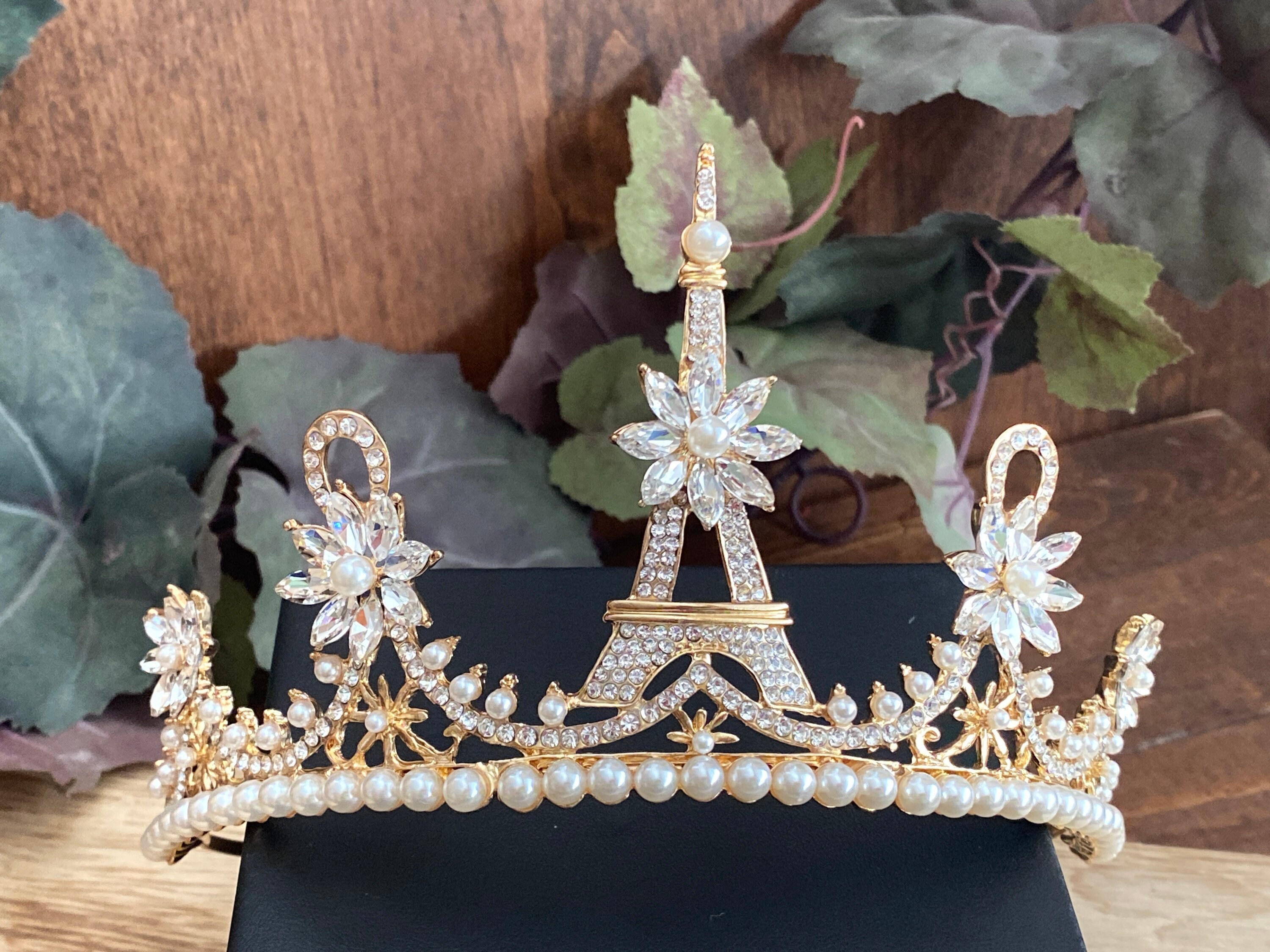 Eiffel Tower & Gold Tiara: Quinceanera, Wedding, Birthday  display picture 2