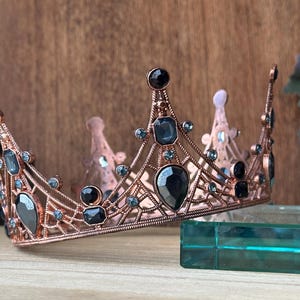 Unisex Brown Crown Boy King Crown Birthday King Crown for Boy and Girl Crown Medieval Costume Cosplay Accessories