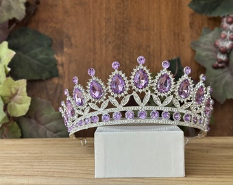 Lavander Tiara Quinceanera Tiara Wedding Tiara Lavander Quinceanera Tiara Sweet 16