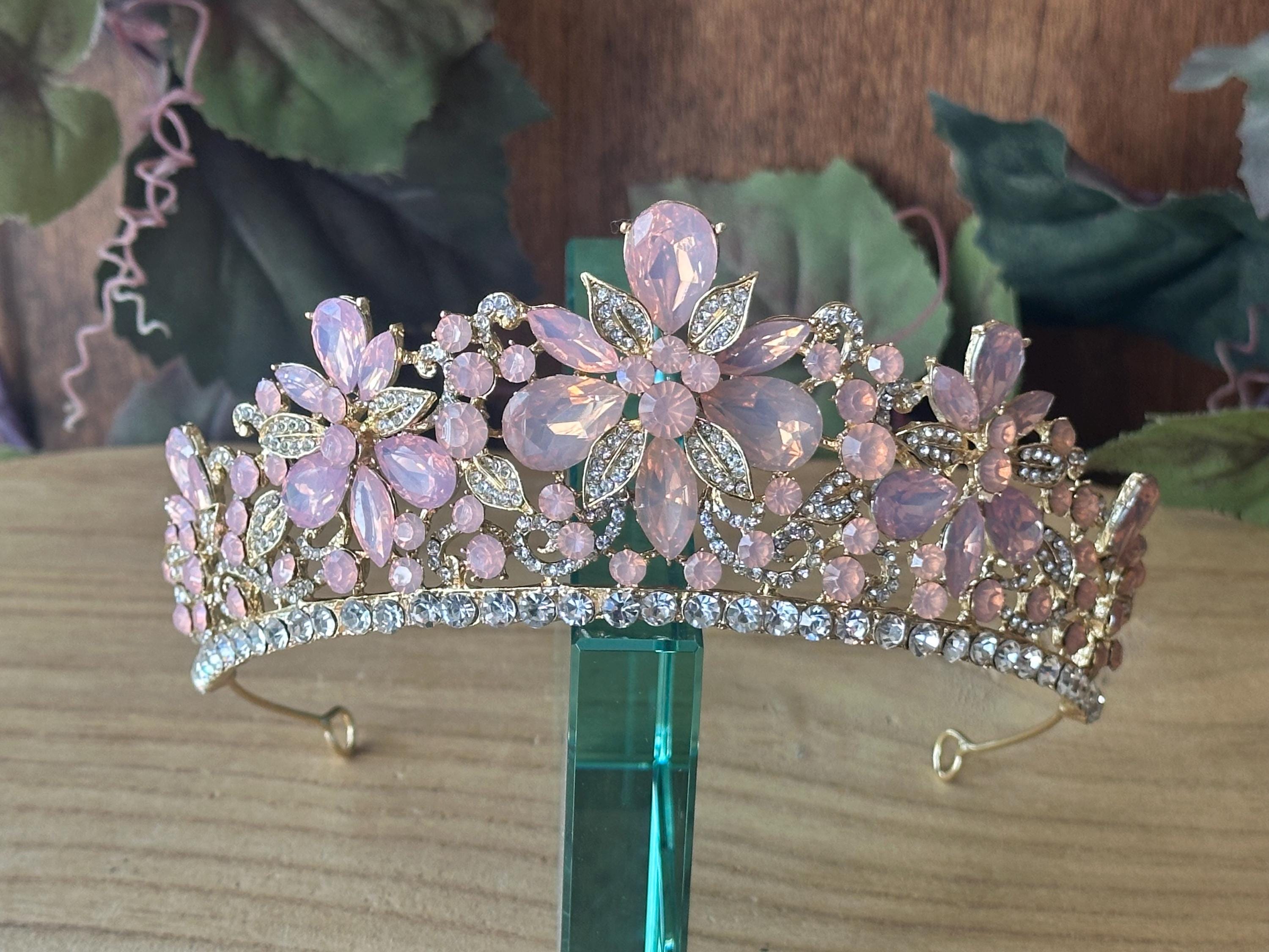 Pink Gold Tiara - Etsy display picture 1