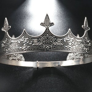 Men King Crown  Birthday King Crown for Men and Woman NEW Crown Medieval Costume Cosplay Accessories