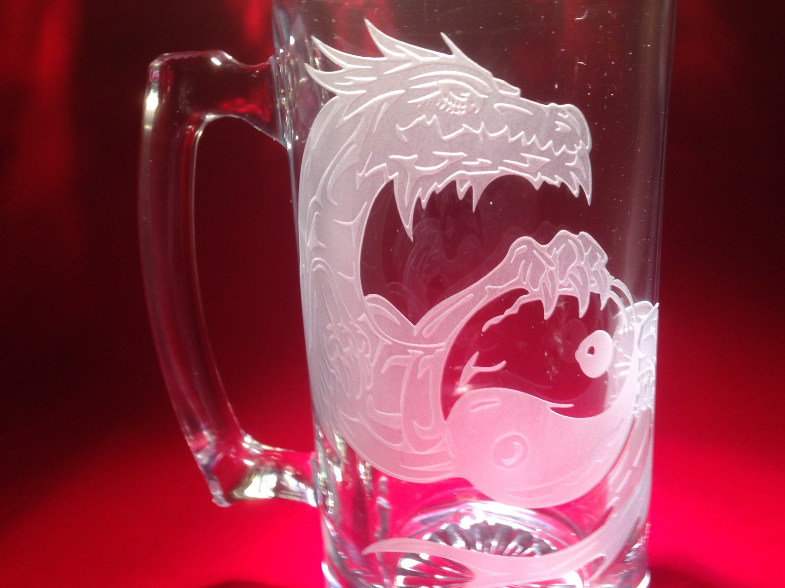 dragon beer mug