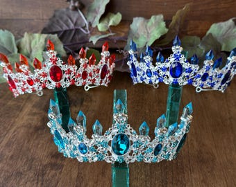 Celestial Crystal Points Elves Tiara for Fantasy, Renaissance Fairs, Mermaid, Fairy, Ball Party