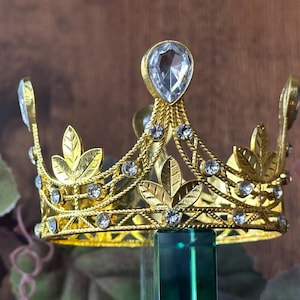 Small Gold Crown Cake Topper Crown Birthday Crowns Gold Crowns Party Decor Crowns Doll Crown Pets crowns