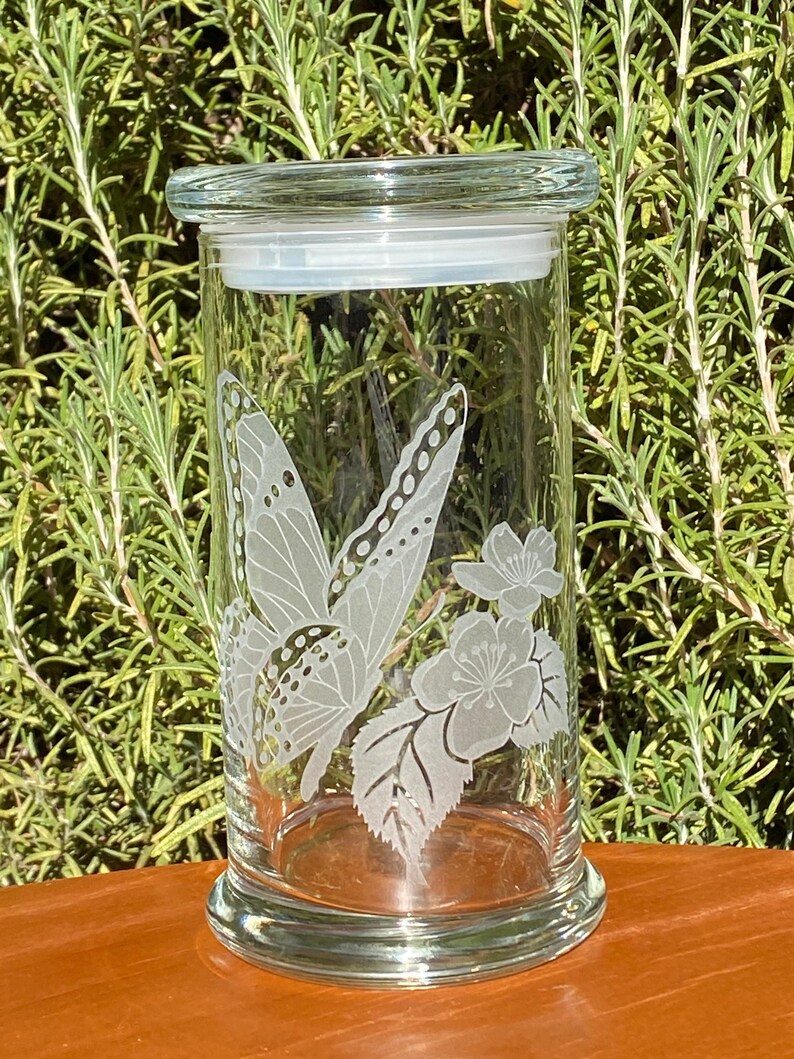 Personalized Jar with lid Engraved Jar with lid Glass Jar Etsy