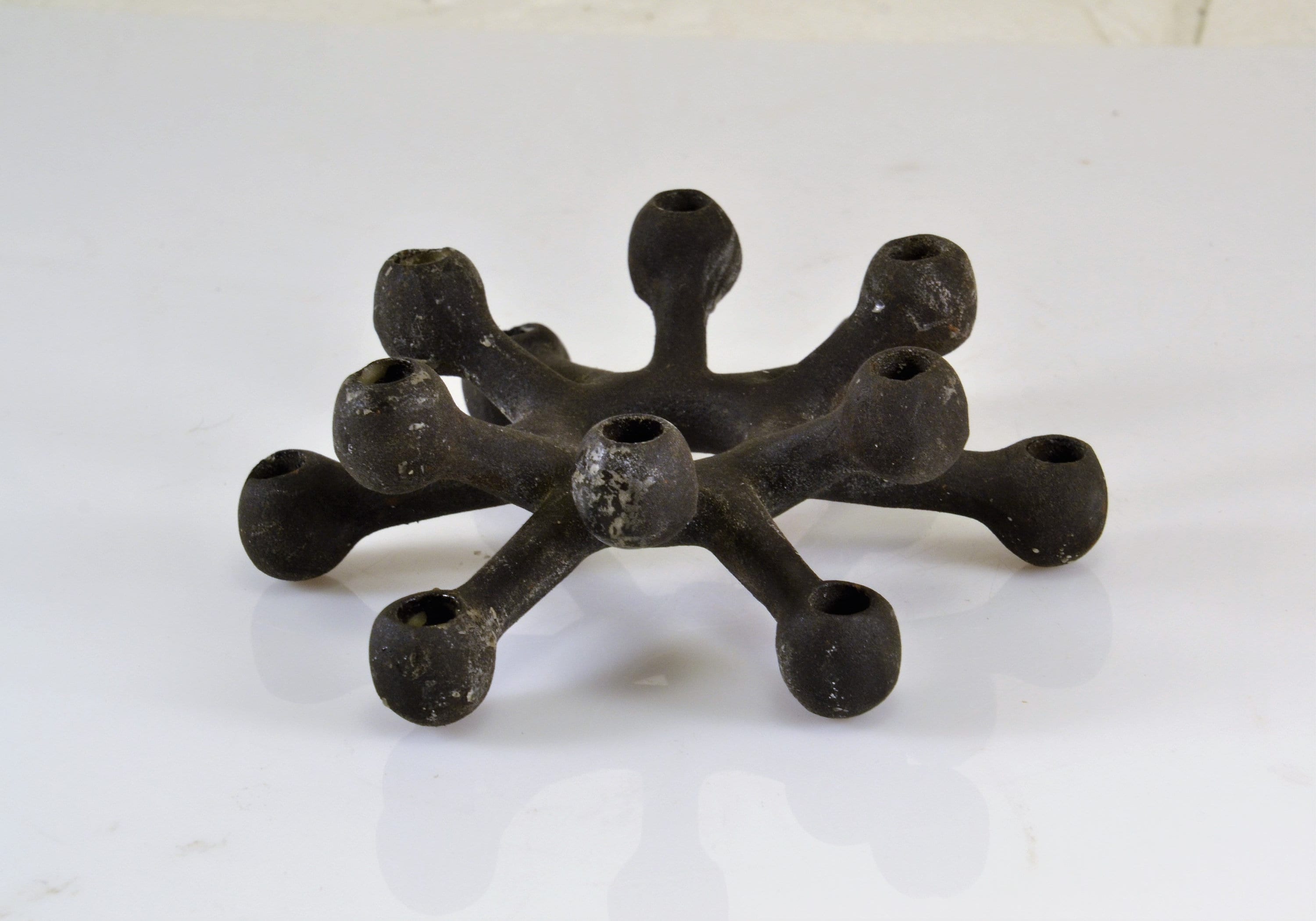 1960s DANSK スパイダー キャンドルホルダー　鋳鉄　ミッドセンチュリー Dansk Design Candleholder Spider Cast Iron Designer Jens H