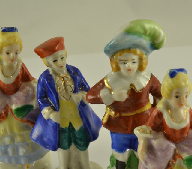 Vintage Occupied Japan Figurines - Lot of 4 Miniature Vintage Occupied Japan Figurines - Lot of 4 Miniature