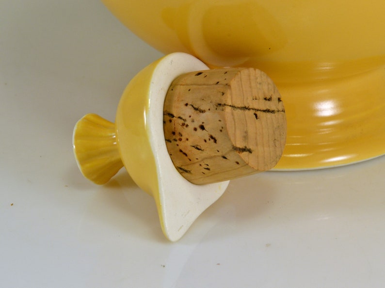 Fiesta Carafe Water Jug Original Yellow Designer Frederick Etsy