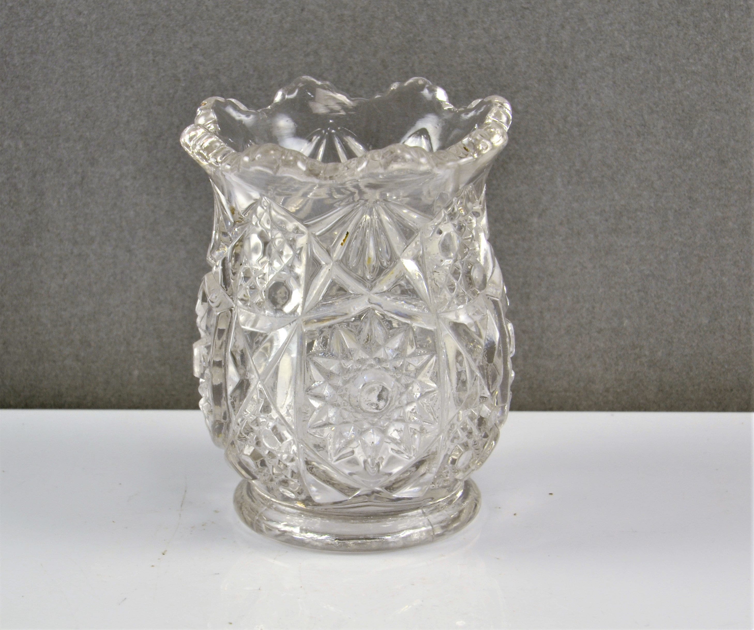 Victorian Toothpick Toothpick Match Holder Fostoria Brazilian No. 600 Circa 1898 Victorian ...