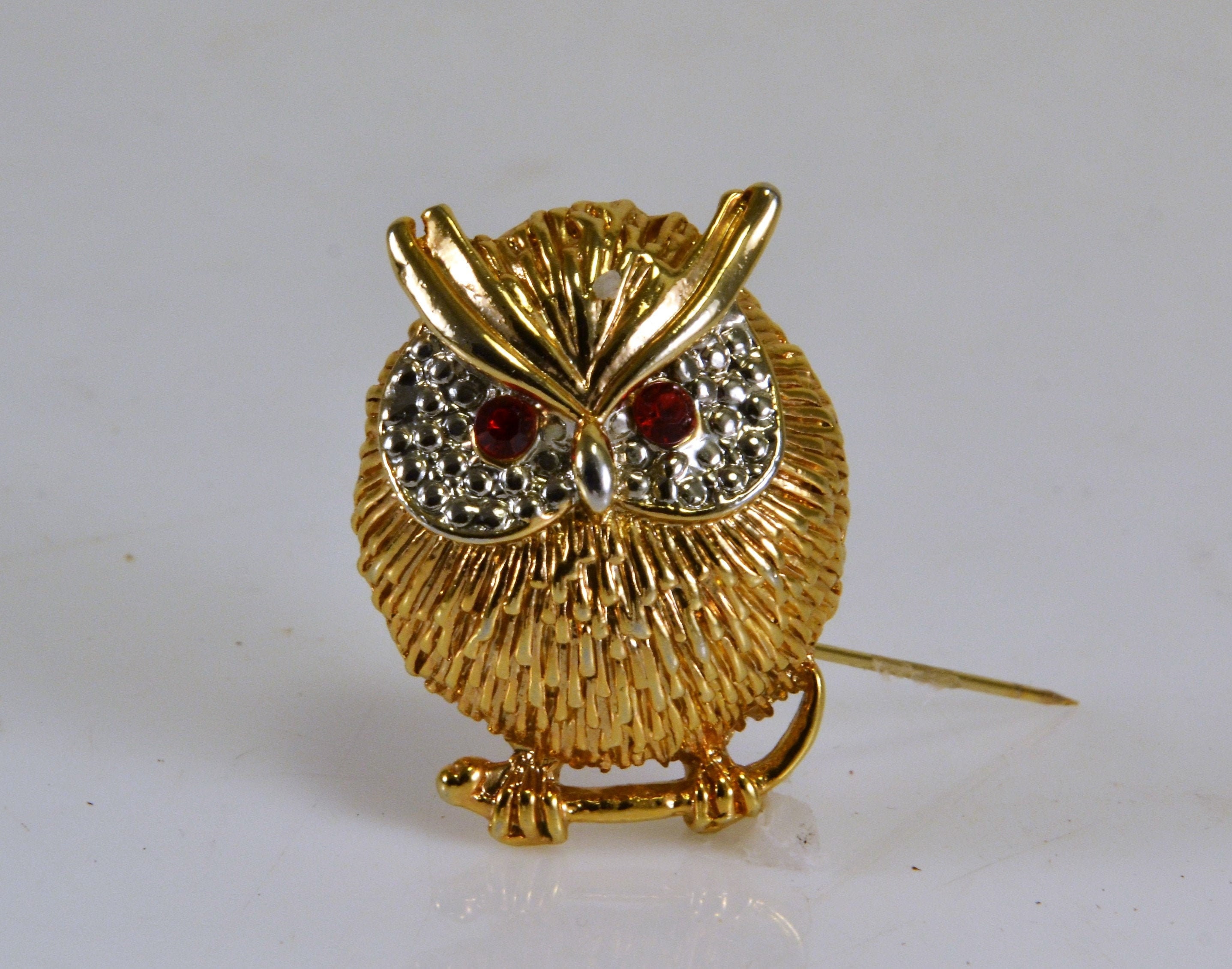 Elegant New Creative Opal Owl Brooches for Women Men, Rhinestone Animal Retro Clothing Jewelry, Jewels Brooch Pin,Temu