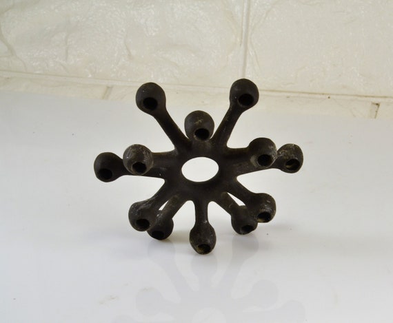 1960s DANSK スパイダー キャンドルホルダー　鋳鉄　ミッドセンチュリー Dansk Design Candleholder Spider Cast Iron Designer Jens H