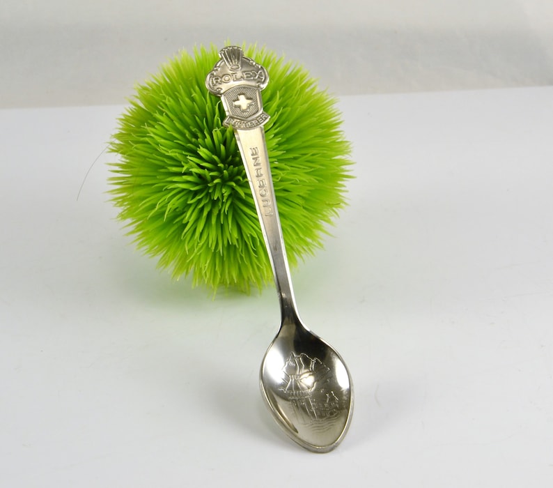 Rolex Spoon Vintage Bucherer Lucerne Switzerland Silver Etsy