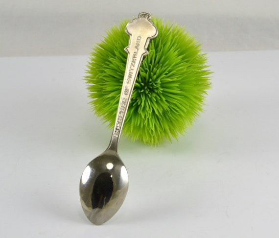 Rolex Spoon Vintage Bucherer Lucerne Switzerland Silver Stainless