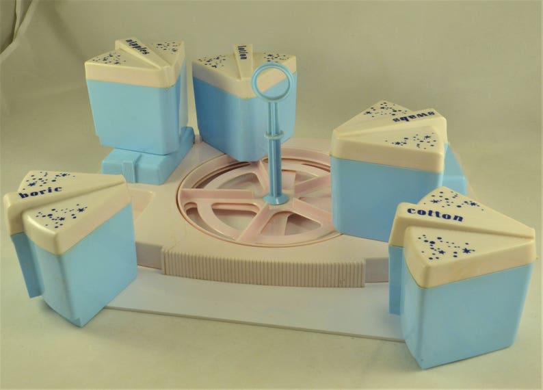 Clarolyte Nursery Organizer Baby Vanity Set Lazy Susan Etsy