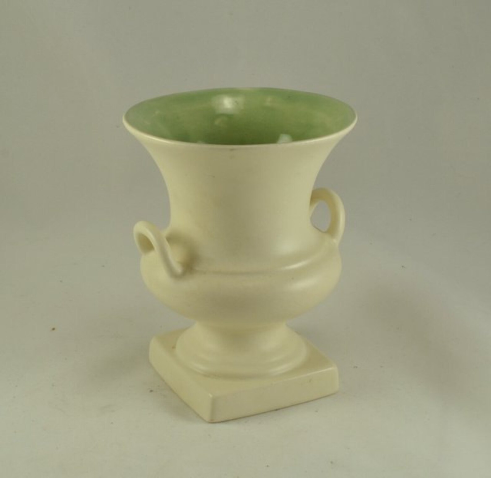 RED WING Art Pottery Greek Urn Style Vase Travertine Matte Etsy