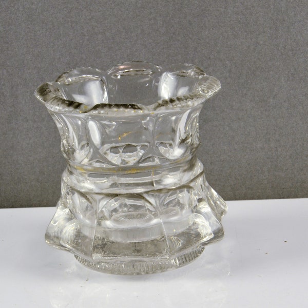 Toothpick Match Holder Fostoria Bedford No. 1000 Circa 1901 Victorian Era EAPG Glass Pattern Glass Elegant Table