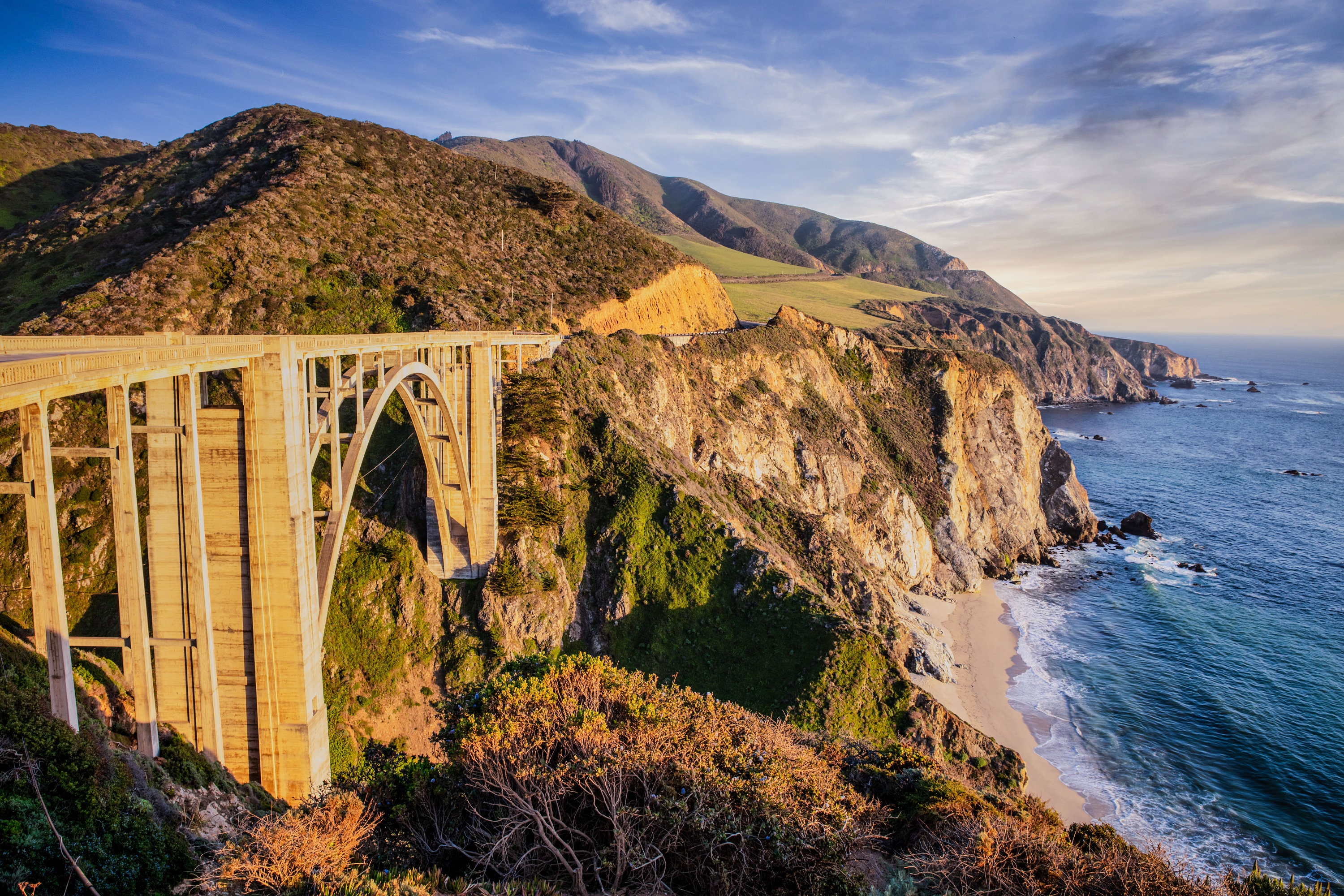 Bixby Bridge California Sunset