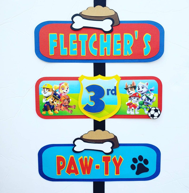 Paw Patrol Door Sign Paw Patrol Welcome Sign Paw Patrol | Etsy