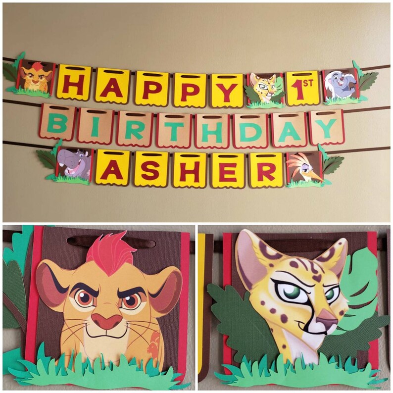 Lion King Birthday Banner Lion King Banner Lion King Party | Etsy