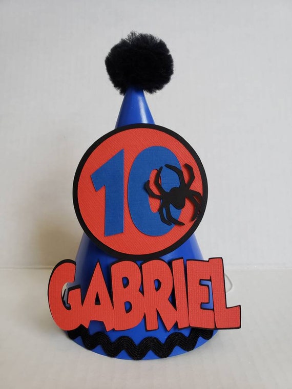 spiderman birthday hat