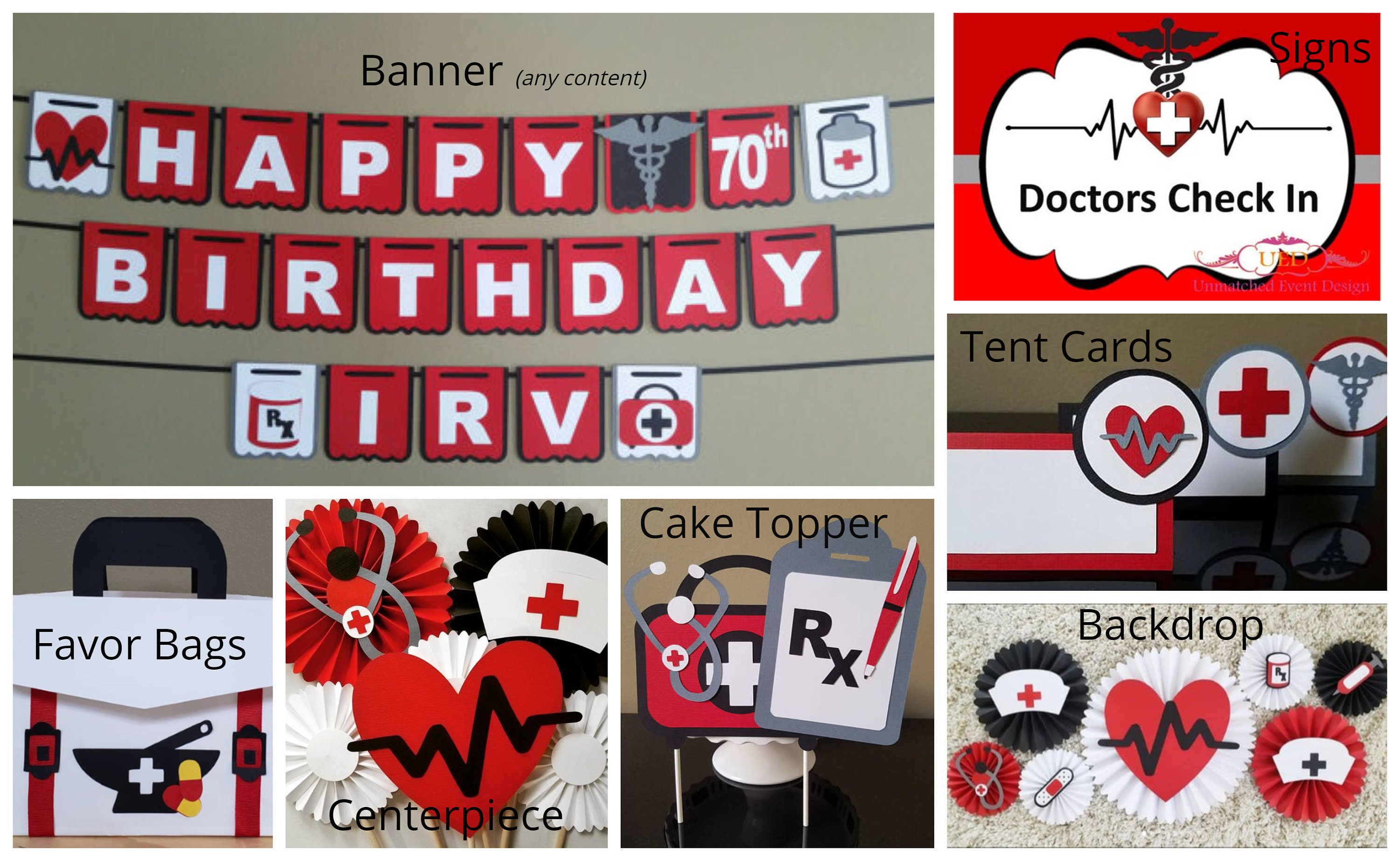 Doctor Banner Nurse Banner Medical Banner Paramedics Etsy