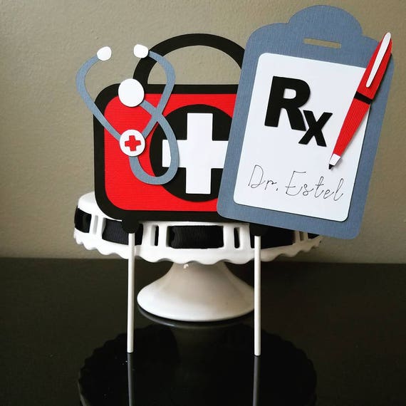 Items similar to Medical Cake Topper, Doctor Cake Topper, Nurse Cake