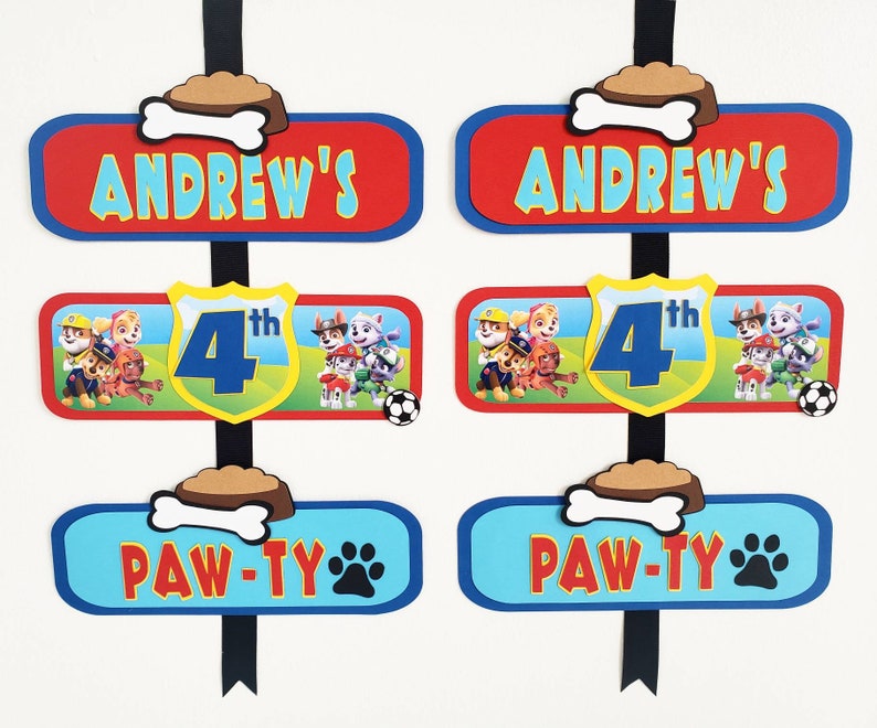Paw Patrol Door Sign Paw Patrol Welcome Sign Paw Patrol | Etsy