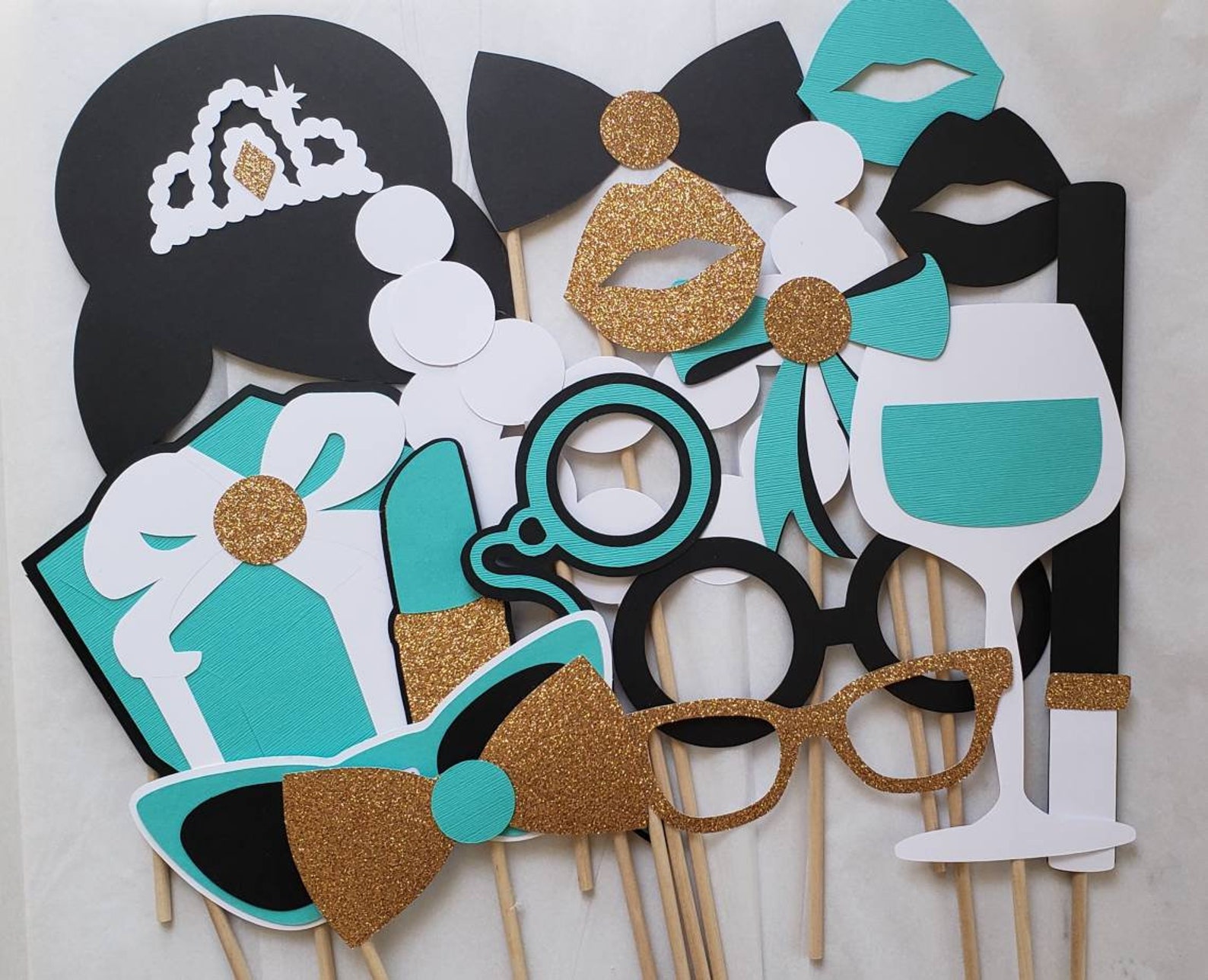 Breakfast at Tiffany's Photo Booth Props Tiffany's Etsy